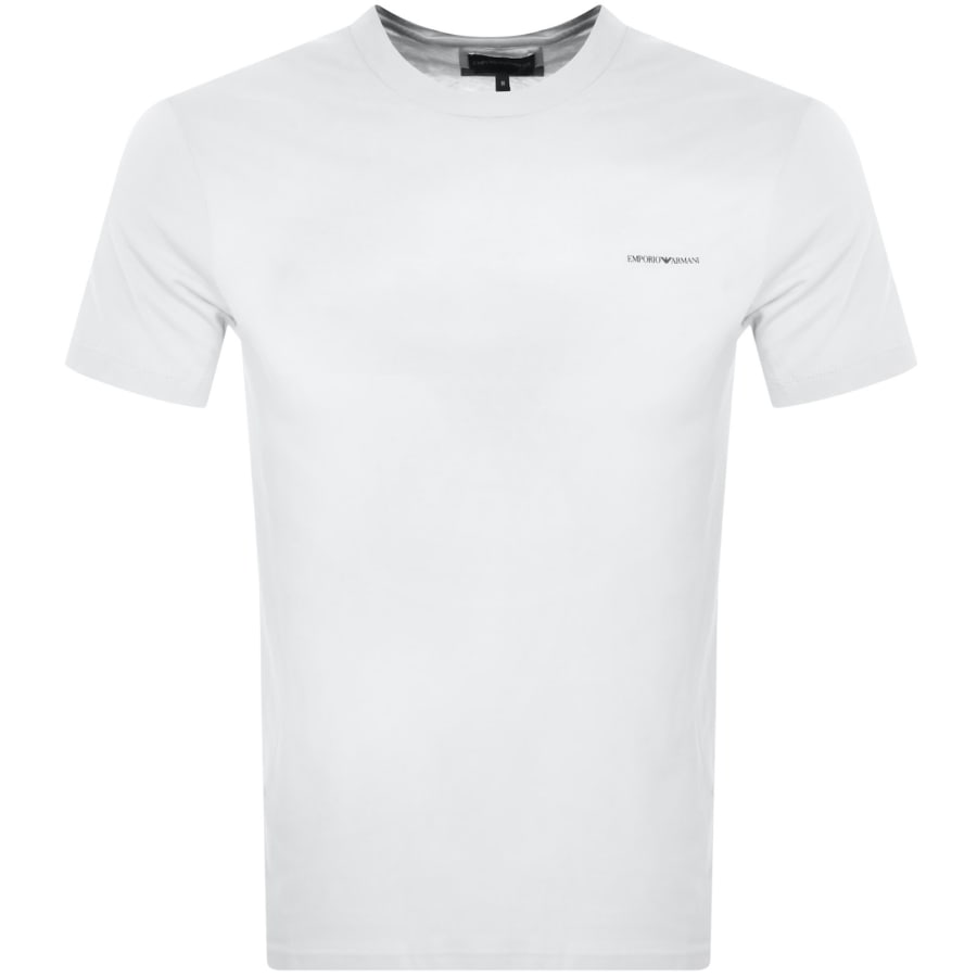 Emporio Armani boy's cotton T-shirt 8n4tn61jpzz White